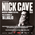 Nick Cave in piazza Sordello Il 16 luglio, evento straordinario per il Mantova Summer Festival